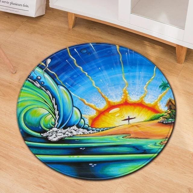Tapis Rond Surf | Tapis Ronds